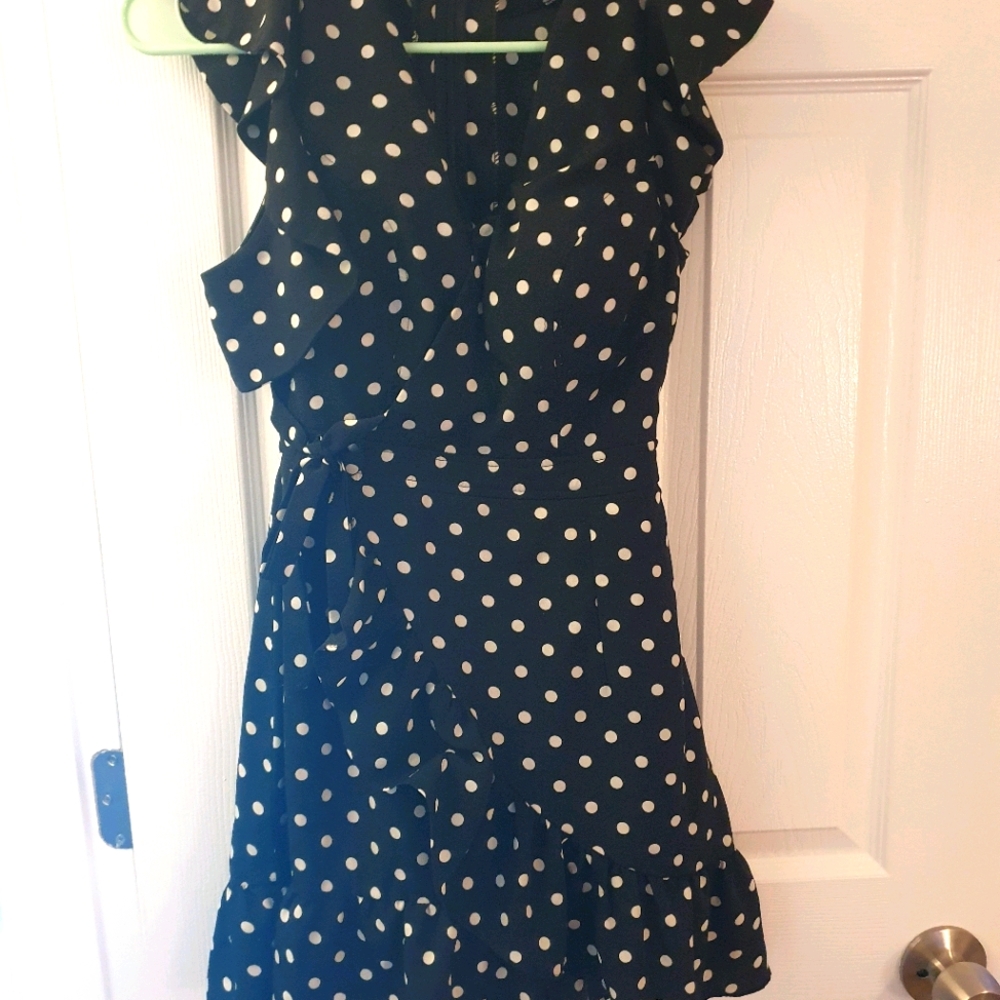 Polka dot romper/dress